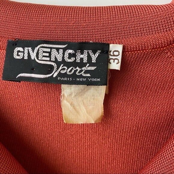 Givenchy Sport Vintage V-neck Cardigan Sienna EU 36 Small - Picture 4 of 10